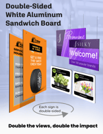 White-label-double-side white alum sandwich board-Email-from-4over